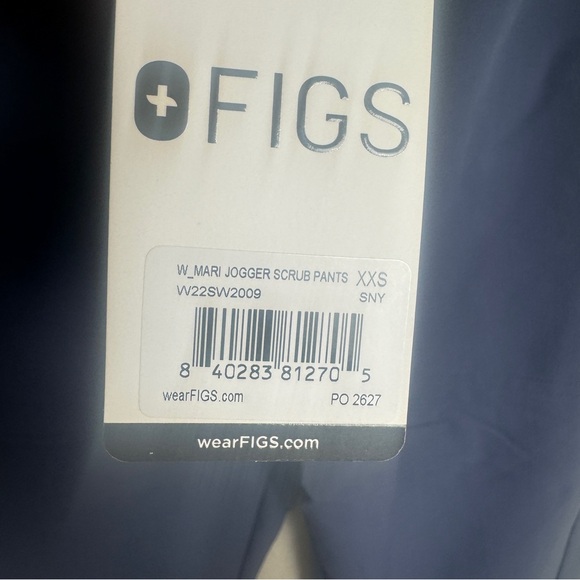 Figs Technical Collection Mari Jogger Scrub Pants‎ Size XXS  Space Navy NEW - Picture 8 of 9